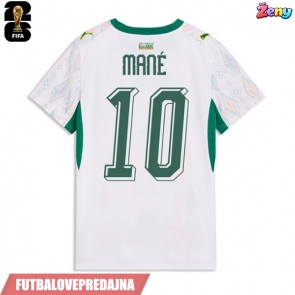 Lacne Ženy Futbalové dres Senegal Sadio Mane #10 MS 2026 Krátky Rukáv - Domáci